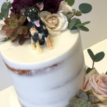 Sugar Doggie Cake Topper