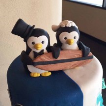 Sugar Penguin Cake Topper