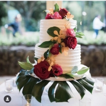 Texture Buttercream and Tropical Flowers