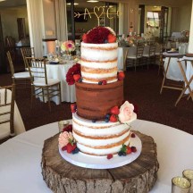 Vanilla and Chocolate Naked Cake