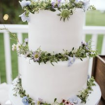 Wildflower Wedding Cake