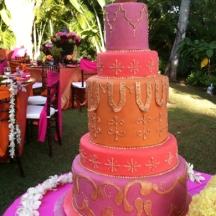 Moroccan Theme Wedding Cake