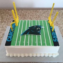 Carolina Panthers Grooms Cake