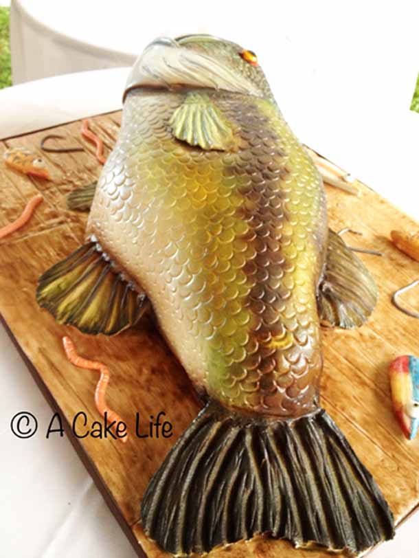 Realistic Bass Fish Groom S Cake A